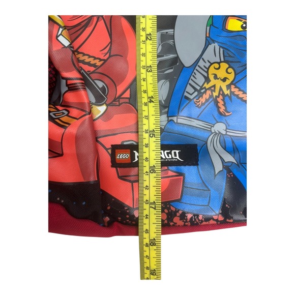LEGO Ninjago Red Black Backpack School Bag Kids Childrens - Picture 8 of 8